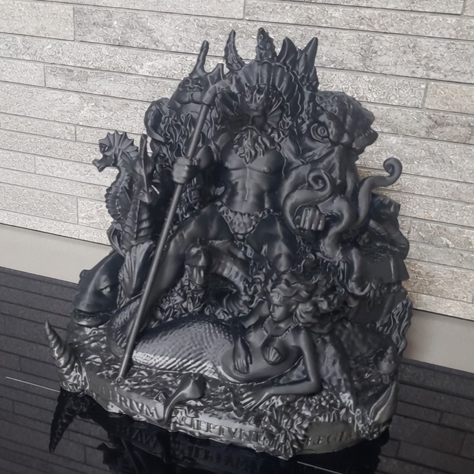 Finished Poseidon statue scan result