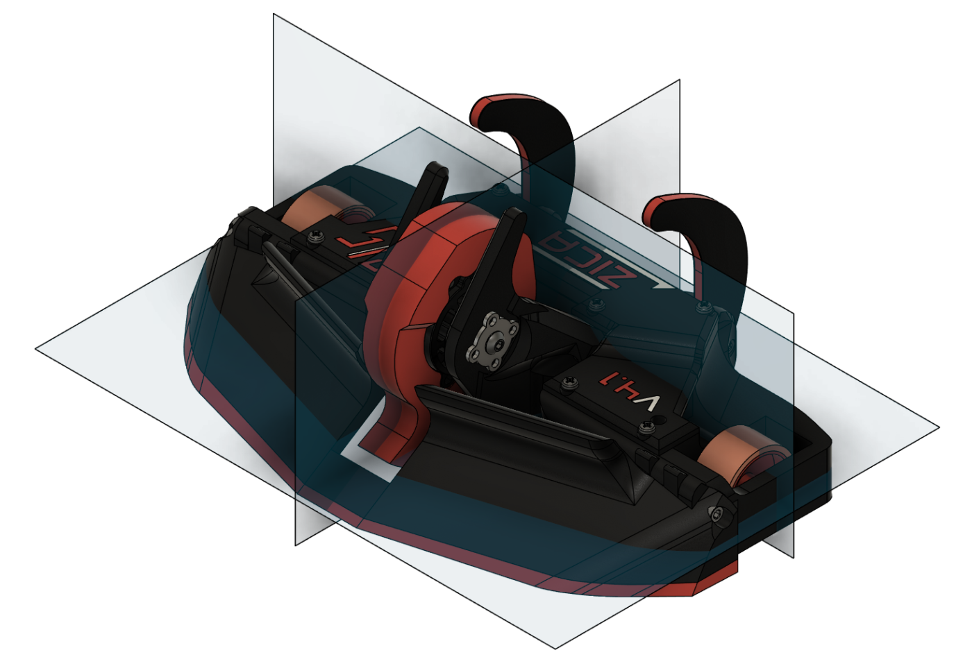 Zica full assembly CAD view